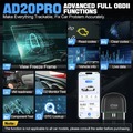 Scan Tools | Xtool AD20 Smart OBD Dongle with Full System Diagnostics, DTC Scanning, Live Data Streaming, Maintenance Light Reset and Trip Recording image number 2