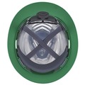 Hard Hats | MSA 10215831 V-Gard C1 Fas-Trac III Full Brim Vented Hard Hat - Green image number 6