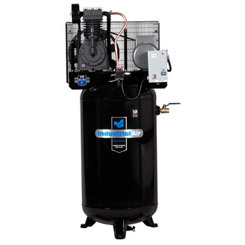PRODUCTS | Industrial Air 5 HP 80 Gallon Industrial Vertical Stationary Air Compressor with Baldor Motor - IV5018055