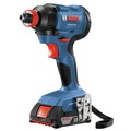  | Bosch GDX18V-1600B12 18V Freak Lithium-Ion 1/4 in. and 1/2 in. Cordless Two-In-One Bit/Socket Impact Driver Kit (2 Ah) image number 1