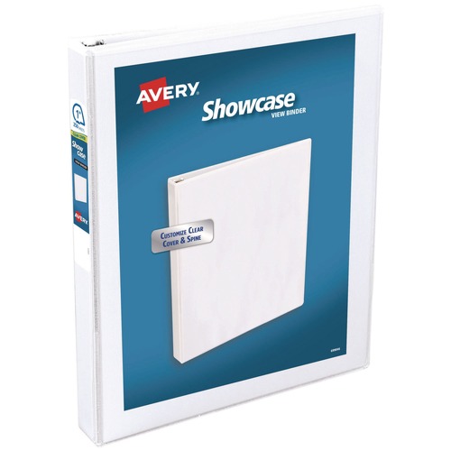 July Member-Exclusive Offer Save 10% off on One Item | Avery 19601 11 in. x 8.5 in. 3 Rings 1 in. Capacity Showcase Economy View Binders with Slant Rings - White image number 0
