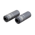 Clearance Center | Klein Tools 66001 2-In-1 12 Point 3/4 in./ 9/16 in. Impact Socket image number 0
