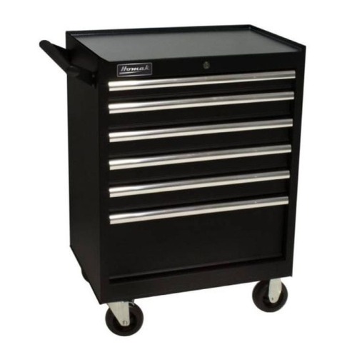 Tool Carts & Chests | Homak TBK4027060 SE Series 27 in. 6-Drawer Roller Cabinet image number 0