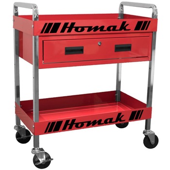 TOOL CARTS | Homak 1-Drawer 30 in. Service Cart - Red - RD06030210