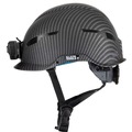 New Year New Savings! Save $25 off $150 | Klein Tools 60515 Premium KARBN Pattern Non-Vented Class E Safety Helmet with Headlamp image number 3