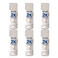 Paint | Rust-Oleum 331184 Painter's Touch 2X Ultra Cover Spray Paint, Ultra Matte Gray, 12 oz Aerosol Can, 6/Carton image number 0