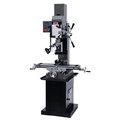 Milling Machines | JET JT9-351155 JMD-45VSPF Variable Speed Square Column Geared Head Mill Drill with Newall DP700 2-Axis DRO and X-Axis Powerfeed image number 1