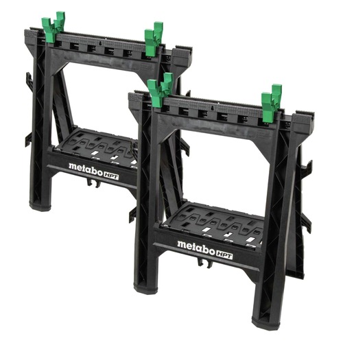 Bases and Stands | Metabo HPT 115772M (2-Pack) Heavy Duty Folding Sawhorses image number 0