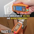 Detection Tools | Klein Tools RT250 LCD Display GFCI Outlet Tester image number 8