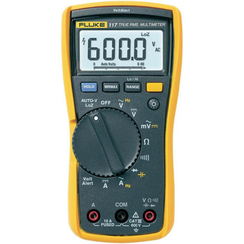 Fluke Electrician's Digital Multimeter with Non-Contact Voltage - 117