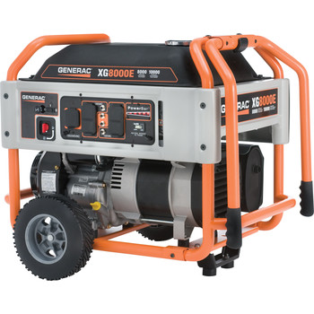 Generac XG8000E XG Series 8,000 Watt Electric-Manual Start Portable Generator - 5747