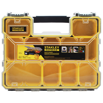 Stanley 14.5 in. x 17.4 in. x 4.5 in. FATMAX Deep Pro Organizer - Yellow/Black/Clear - FMST14820