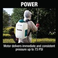 Sprayers | Makita XSU02Z 18V LXT Lithium‑Ion Cordless 4 Gallon Backpack Sprayer (Tool Only) image number 8