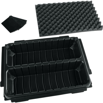 TOOL STORAGE SYSTEMS | Makita 2 Row Insert Tray with 6 Dividers and Foam Lid for MAKPAC Interlocking Case - P-83680
