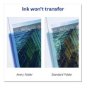 July Member-Exclusive Offer Save 10% off on One Item | Avery 47811 20-Sheet Capacity 11 in. x 8.5 in. Plastic Two-Pocket Folder - Translucent Blue image number 5