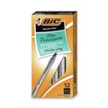 July Member-Exclusive Offer Save 10% off on One Item | BIC GSF11 BLK Round Stic Xtra Precision Fine 0.8 mm. Stick Ballpoint Pen - Black Ink/Smoke Barrel (1-Dozen) image number 0