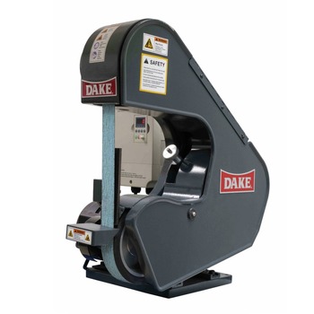 WOODWORKING TOOLS | Dake Model BG-60V 110V 1-Phase 1.5 in. x 60 in. Belt Benchtop Belt Grinder - D-961006