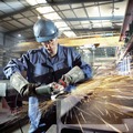 Clearance Center | Metabo WEV15-125 HT 13.5 Amp 5 in. Angle Grinder with VTC Electronics and Lock-On Switch image number 5