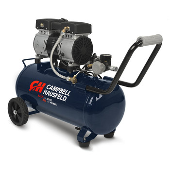 PORTABLE AIR COMPRESSORS | Campbell Hausfeld DC080500 Quiet Series 1 HP 8 Gallon Hot Dog Air Compressor