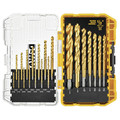 Drill Driver Bits | Dewalt DW1361 21-Piece Titanium Nitride Coated Pilot Point Drill Bit Set image number 3