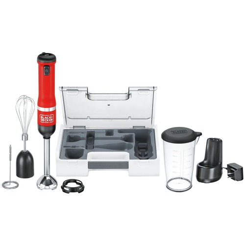 Clearance Center | Black & Decker BCKM1013KS06 kitchen wand Cordless Blender 3-in-1 Kitchen Multi-Tool - Red image number 0