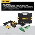 Rotary Lasers | Dewalt DW0825LG 12V MAX Lithium-Ion 5-Spot and Cross Line Laser - Green image number 1