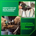 Angle Grinders | Metabo HPT G1812DFQ4M 18V MultiVolt Brushless Paddle Switch Lithium-Ion 4-1/2 in. Cordless Angle Grinder (Tool Only) image number 9