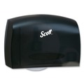  | Scott 09602 Essential 14.25 in. x 6 in. x 9.75 in. Coreless Jumbo Roll Tissue Dispenser for Business - Black image number 0