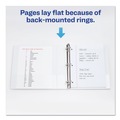 July Member-Exclusive Offer Save 10% off on One Item | Avery 17012 3 Slant Rings 1 in. Capacity 11 in. x 8.5 in. Durable View Binder with DuraHinge - White image number 8