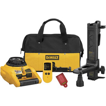 Dewalt Self-Leveling Interior/Exterior Rotary Laser Kit - DW074KD
