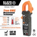 Clamp Meters | Klein Tools CL390 400 Amp Cordless Digital Clamp Meter Kit with Reverse Contrast Display image number 7