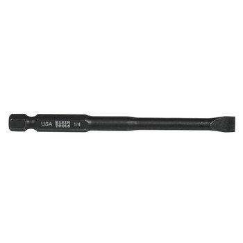 DRILL DRIVER BITS | Klein Tools 5-Piece 1/4 in. Slotted 3-1/2 in. Power Driver Bit Set - SL14355