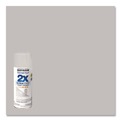 Paint | Rust-Oleum 331184 Painter's Touch 2X Ultra Cover Spray Paint, Ultra Matte Gray, 12 oz Aerosol Can, 6/Carton image number 4