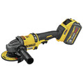 Angle Grinders | Dewalt DCG418X2 FLEXVOLT 60V MAX Brushless Lithium-Ion 4-1/2 in. - 6 in. Cordless Grinder Kit with Kickback Brake and (2) 9 Ah Batteries image number 1