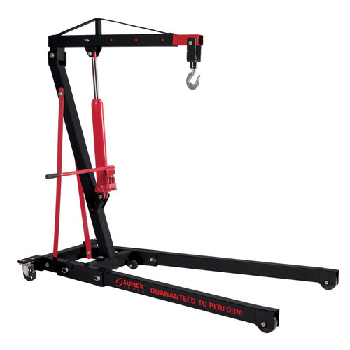 Hoists | Sunex 5222 2 Ton Folding Engine Crane with Dual Pump Pistons image number 0