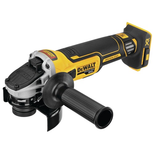 Angle Grinders | Dewalt DCG405B 20V MAX XR Brushless Lithium-Ion 4.5 in. Cordless Slide Switch Small Angle Grinder with Kickback Brake (Tool Only) image number 0