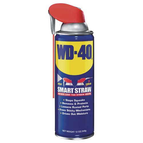 Lubricants | WD-40 490057 12 oz Aerosol Smart Straw Spray Lubricant Can (12/Carton) image number 0