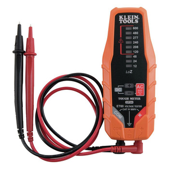 DETECTION TOOLS | Klein Tools 12V - 600V AC/DC Low Voltage Tester - No Batteries Needed - ET60