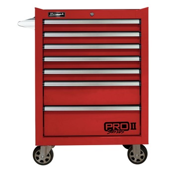 TOOL STORAGE | Homak Pro 2 27 in. 7-Drawer Roller Cabinet - Red - RD04027702