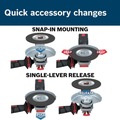 Angle Grinders | Bosch GWX18V-8N 18V Brushless Lithium-Ion 4-1/2 in. Cordless X-LOCK Angle Grinder with Slide Switch (Tool Only) image number 5