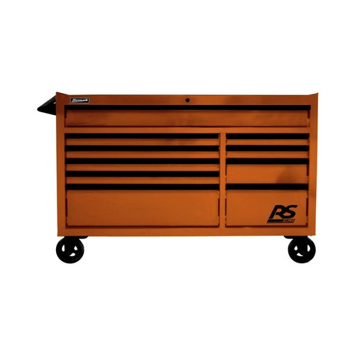 Cabinets | Homak OG04054010 RS PRO 54 in. 10 Drawer Rolling Cabinet - Orange image number 0