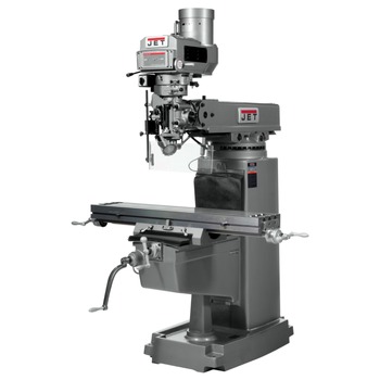 JET JTM-1050 JTM-1050VS2 Mill With ACU-RITE 203 DRO With X, Y and Z-Axis Powerfeeds and Power Draw Bar - JT9-690258
