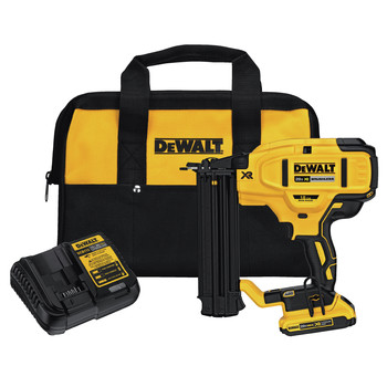 FINISH NAILERS | Factory Reconditioned Dewalt 20V MAX XR 18 Gauge Cordless Brad Nailer Kit (2 Ah) - DCN680D1R