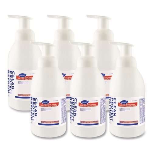  | Diversey Care 100930835 Soft Care 532 mL Pump Bottle Instant Foam Hand Sanitizer - Alcohol Scent (6/Carton) image number 0