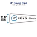 July Member-Exclusive Offer Save 10% off on One Item | Avery 03501 2 in. Capacity 11 x 8.5 Economy Non-View Binder with 3 Round Rings - Black image number 7