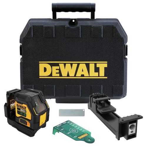 Measuring Tools | Dewalt DCLE34021B 20V MAX Lithium-Ion Cordless Green Cross Line Laser (Tool Only) image number 0