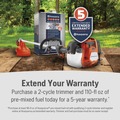 String Trimmers | Husqvarna 966712703 22-cc 122C 17 in. 2-Cycle Curved Shaft Gas String Trimmer image number 5
