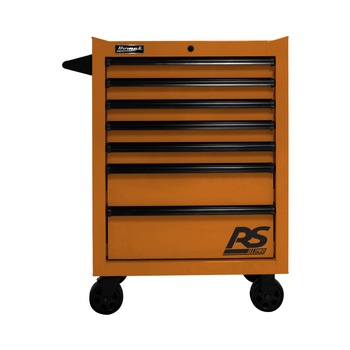 JOBSITE STORAGE | Homak RS Pro 27 in. 7-Drawer Roller Cabinet - Orange - OG04027770