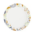  | Boardwalk BWKDEER6PLT 6 in. Diameter Coated/Soak Proof Deerfield Printed Paper Plates - Multicolor (250/Pack, 4 Packs/Carton) image number 0