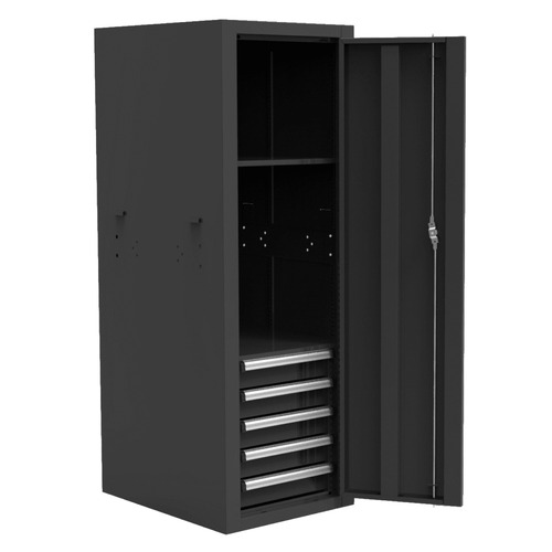 Cabinets | Homak BKCTS24001 24 in. CTS Side Locker - Black image number 0